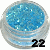 Ozdoba do paznokci Piegi turkusowe aqua w pojemniczku 5ml - 2