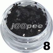 Ozdoba do paznokci Romby czarne w pojemniczku 5ml - 8