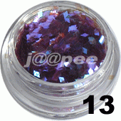 Ozdoba do paznokci Romby śliwkowe w pojemniczku 5ml - 13