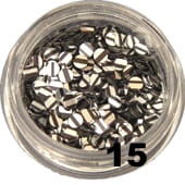 15.Kółeczka pełne do zdobienia paznokci kolor mix 5 ml