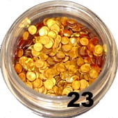 23 Kółeczka pełne do zdobienia paznokci 5 ml