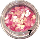 7.Kółeczka pełne do zdobienia paznokci fuksja-róż 5 ml