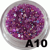 Ozdoba do paznokci Cyrkonie opalizujące śliwkowe - A10