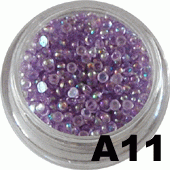 Ozdoba do paznokci Cyrkonie opalizujące fioletowe - A11