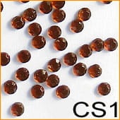 Cyrkonie szklane CS01 kwarc 10 szt.
