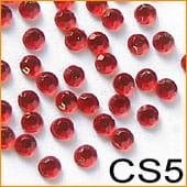 Cyrkonie szklane CS05 rubin 10 szt.
