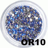 Ozdoba do paznokci Cyrkonie hologramowe mini granatowe OR-10