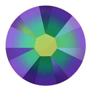 78. Cyrkonie Swarovski crystal scarabaeus green SS5 20 szt.