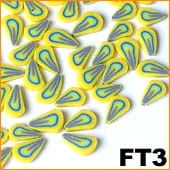 Ozdoba do paznokci FIMO Kropelki - FT3