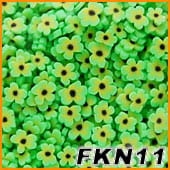 2. Kwiatki FIMO pistacjowe FKN11 1 szt.