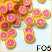 Ozdoba do paznokci FIMO Różowa pomarańcza - FO5