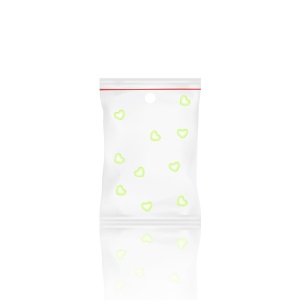 Ozdoba do paznokci FIMO Serduszka zielone - FS12