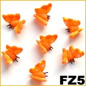 Ozdoba do paznokci FIMO Motylek pomarańczowy - FZ05