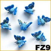 Ozdoba do paznokci FIMO Motylek niebieski - FZ09