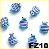 Ozdoba do paznokci FIMO Żółwik niebieski - FZ10