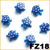 Ozdoba do paznokci FIMO Żółwik niebieski - FZ18
