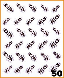 Naklejki do paznokci - 50