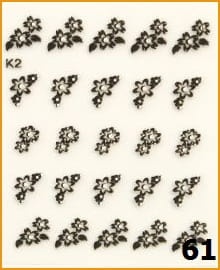 Naklejki do paznokci - 61