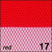 17. Siatka do zdobienia paznokci Rybia Łuska red