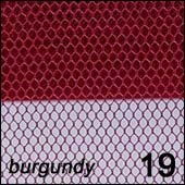 19. Siatka do zdobienia paznokci Rybia Łuska burgundy