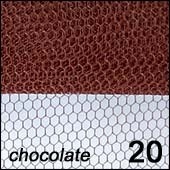 20. Siatka do zdobienia paznokci Rybia Łuska chocolate