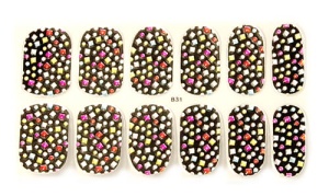 Naklejki żelowe Stick&Go 12 szt. B31