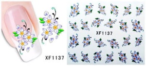 XF1137. naklejka wodna do paznokci