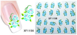 XF1156. naklejka wodna do paznokci