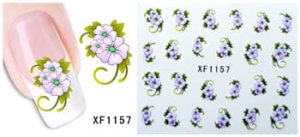 XF1157. naklejka wodna do paznokci