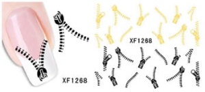 XF1268. naklejka wodna do paznokci