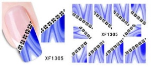 XF1305. naklejka wodna do paznokci