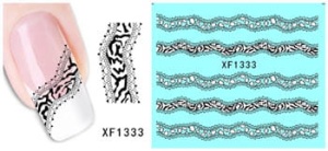 XF1333. naklejka wodna do paznokci