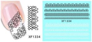 XF1334. naklejka wodna do paznokci