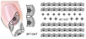 XF1347. naklejka wodna do paznokci