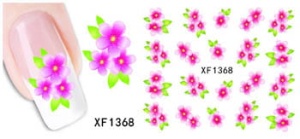 XF1368. naklejka wodna do paznokci