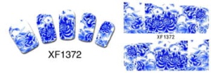 XF1372. naklejka wodna do paznokci -