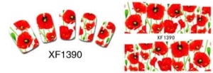 XF1390. naklejka wodna do paznokci