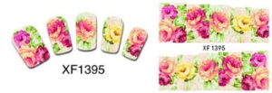 XF1395. naklejka wodna do paznokci