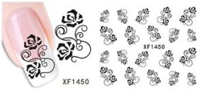 XF1450. naklejka wodna do paznokci