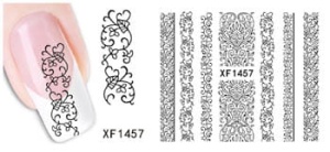 XF1457. naklejka wodna do paznokci