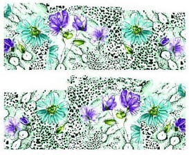 XF1479. naklejka wodna do paznokci