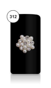 Biżuteria BIJOU 312 perełki z cyrkoniami 1 szt.