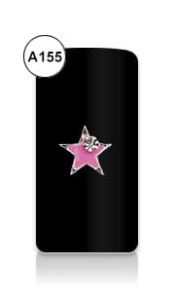 Biżuteria BIJOU A155 różowa gwiazdka 1 szt.