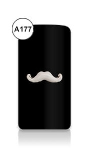 Biżuteria BIJOU A177 mustache white curl 1 szt.