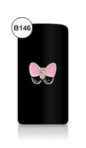 Biżuteria BIJOU B146 motyl różowo-czarny 1 szt.