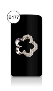 Biżuteria BIJOU B177 srebrny kwiatek z perełkami 1 szt.