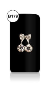 Biżuteria BIJOU B179 kokardka wiśnie 1 szt.