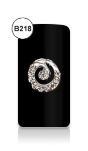 Biżuteria BIJOU B218 cyrkonie okrąg 1 szt.