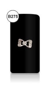 Biżuteria BIJOU B275 kokardka srebrna cyrkonie 1 szt.