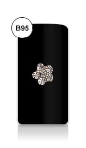 Biżuteria BIJOU B95  cyrkoniowy kwiatek 1 szt.